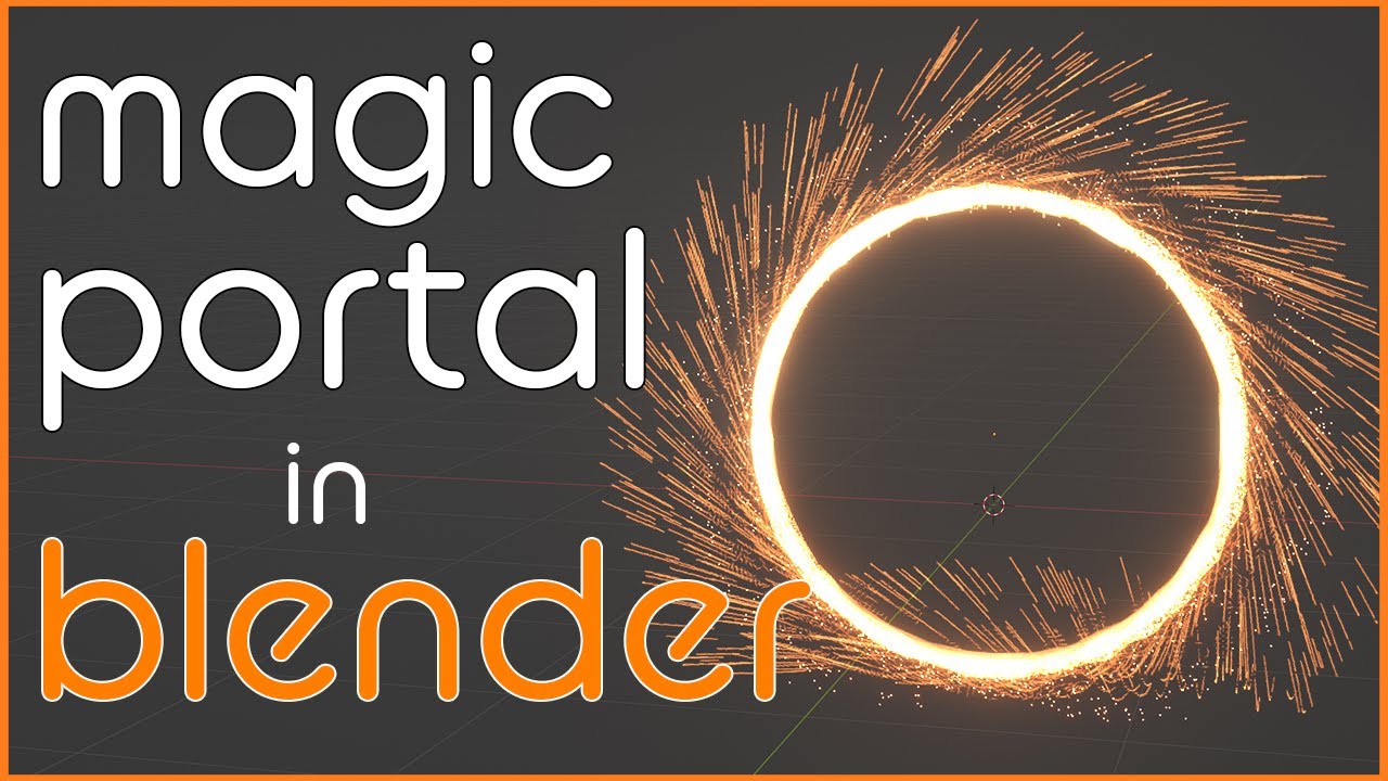 DOCTOR STRANGE magic portal effect in BLENDER