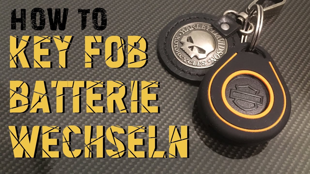 Harley Davidson Key FOB Batterie richtig wechseln  | How to | Batteriewechsel