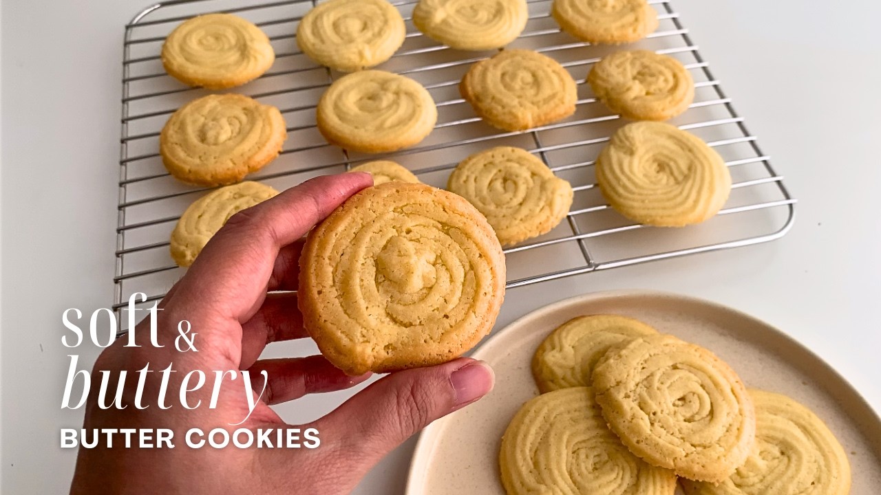 Butter Cookies 🧈 Soft, Buttery, Melt-in-Your-Mouth Goodness
