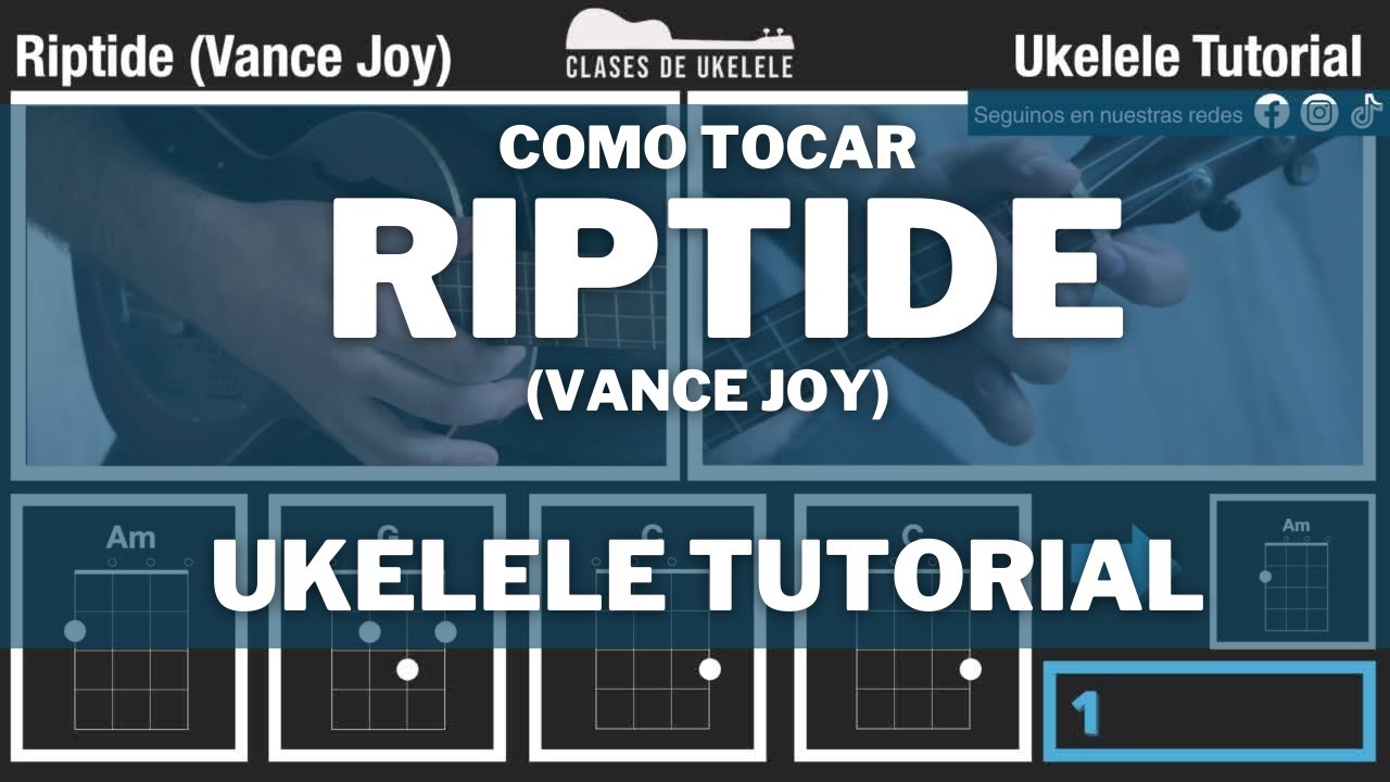 Riptide (Vance Joy) -  Ukelele Tutorial