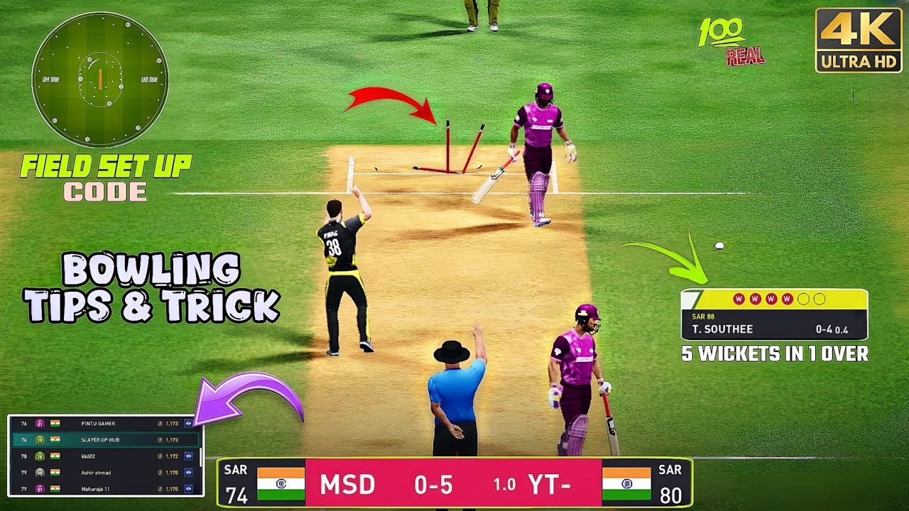 100% Working Bowling Trick Multiplayer In Dream Cricket 2025 | Opponent Ki What Lagao ?