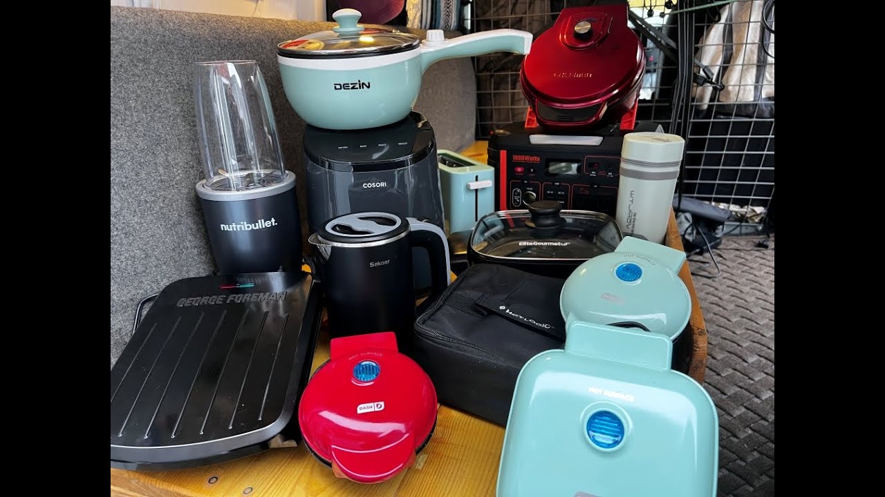 Quick Clips! Travel-Food Appliance Roundup ( cooking with a portable power station)