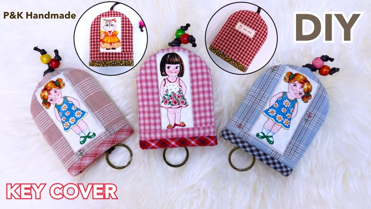 Easy To Make | How to Make Cute Key Cover | Sewing Tutorial Step by Step At Home | P&K Handmade |