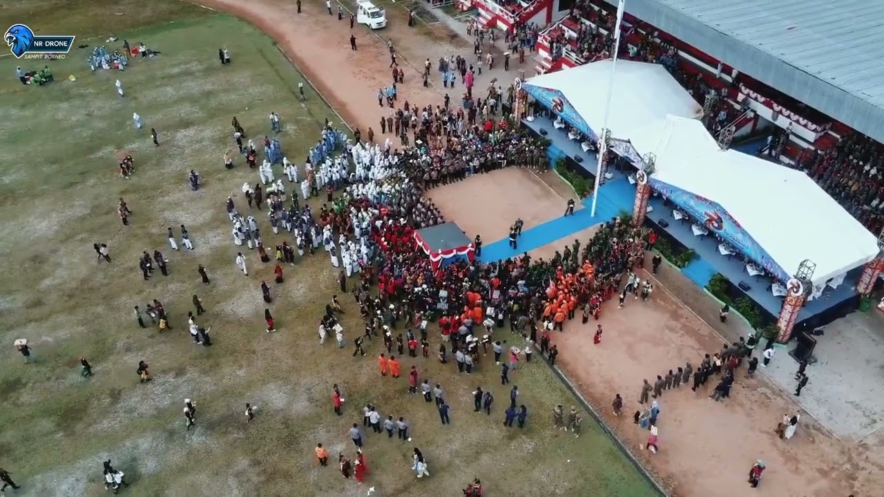 Potensic Atom 4K Terbang Di acara apel memperingati Hut kotim Ke 73
