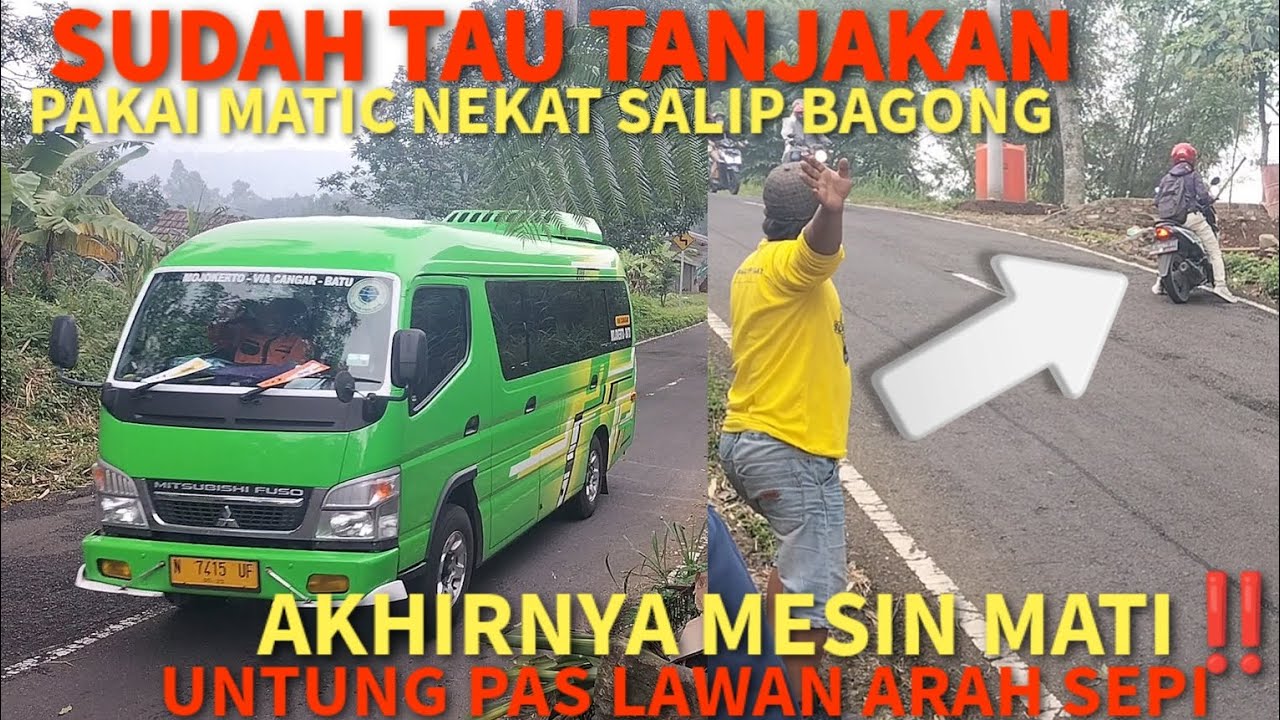 BANYAK YANG SEPERTI INI NEKAT SALIP PAS TANJAKAN AKHIRNYA ‼️ Tanjakan Sendi Pacet Arah Cangar