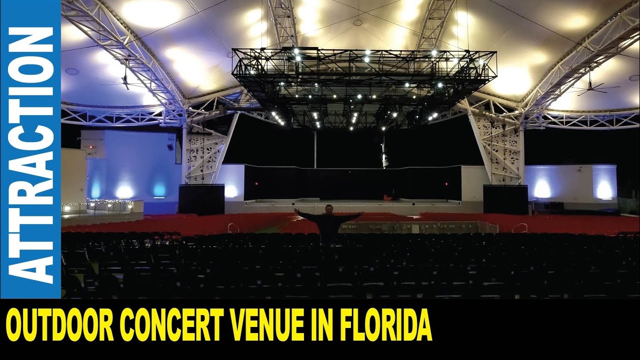 Outdoor waterfront concert venue in Clearwater Florida approx 4,000 seats live music | Jarek in USA