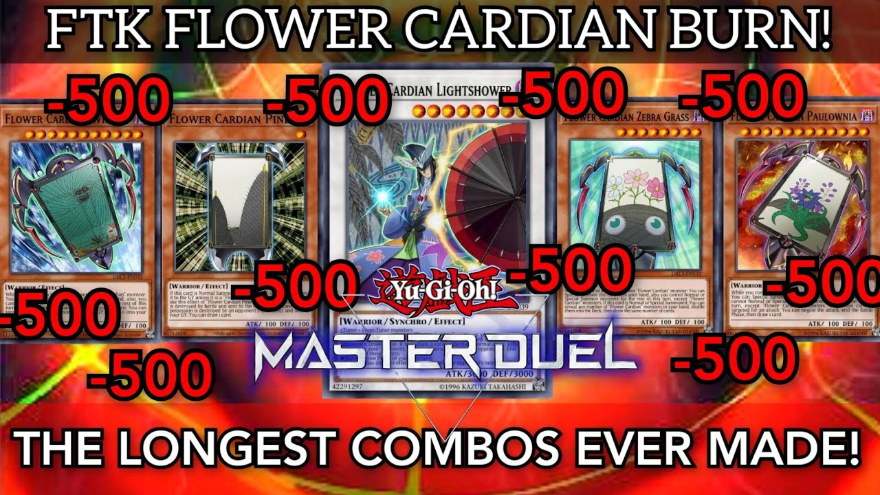 𝗙𝗟𝗢𝗪𝗘𝗥 𝗖𝗔𝗥𝗗𝗜𝗔𝗡 𝗙𝗧𝗞 / 𝗢𝗧𝗞 / 𝗕𝗨𝗥𝗡 | STRONGER THAN YOU THINK! [Yu-Gi-Oh! Master Duel]
