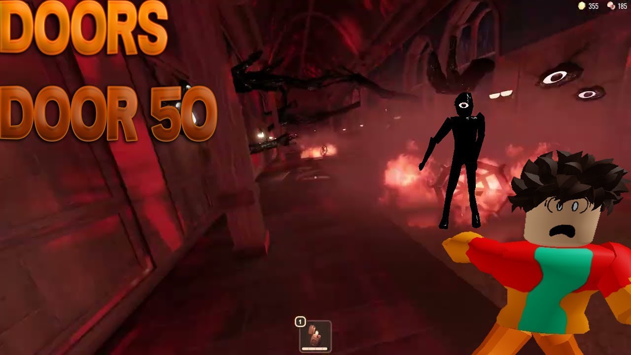 playing roblox doors