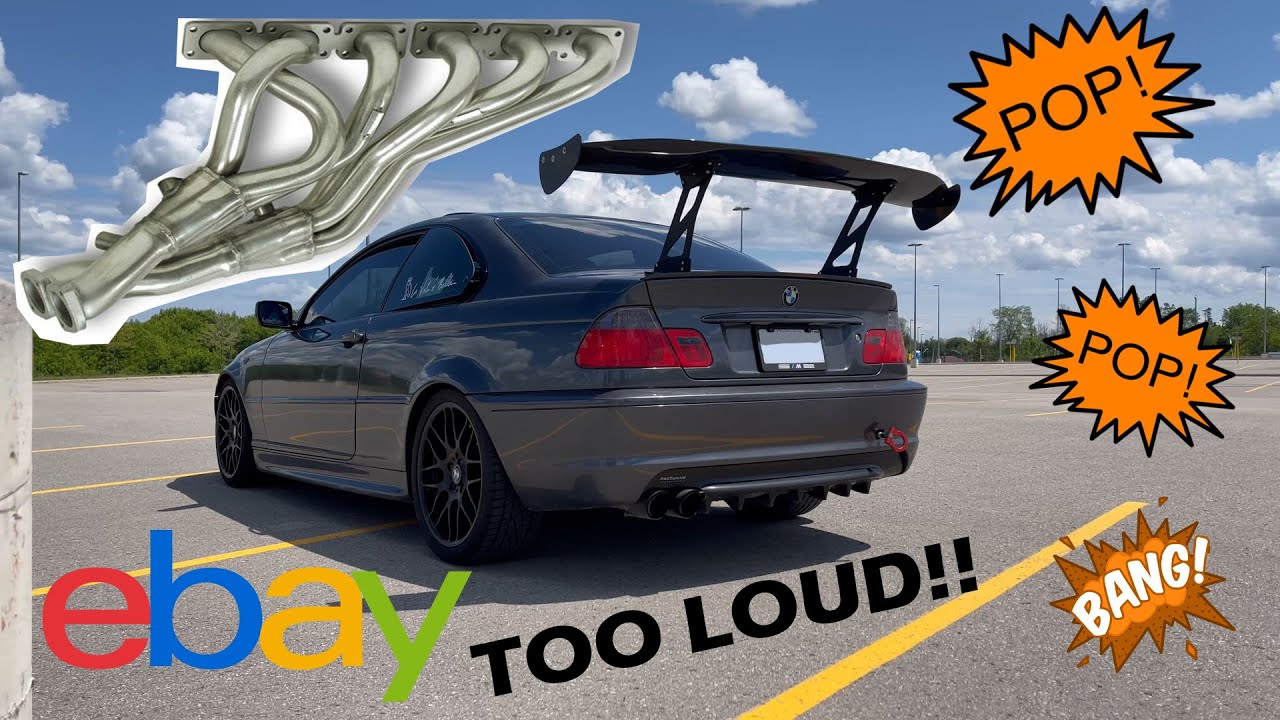 *SOUND CHECK* E46 Catless Ebay Headers - Strightpiping the M54! (330i/325i)
