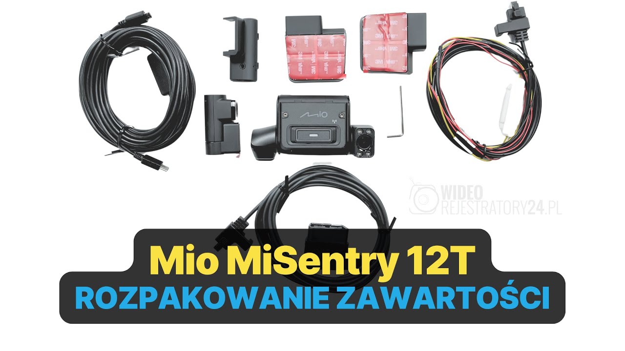 Kamera samochodowa Mio MiSentry 12T - unboxing