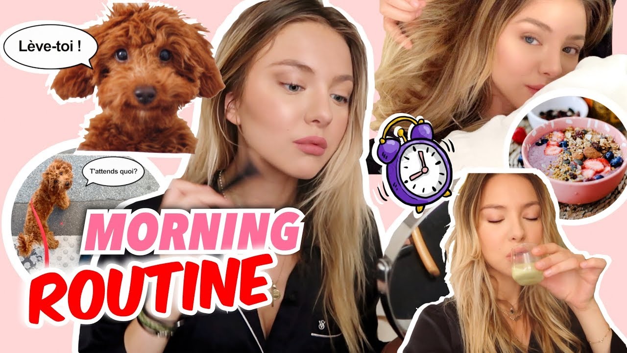 MORNING ROUTINE (AVEC MON CHIEN🐶) | SleepingBeauty