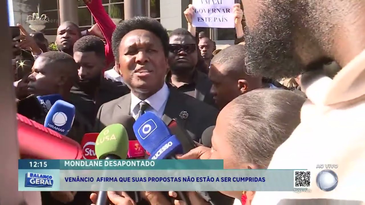 #BalançoGeral: Venâncio Mondlane diz não saber as motivações por detrás das notificações da PGR