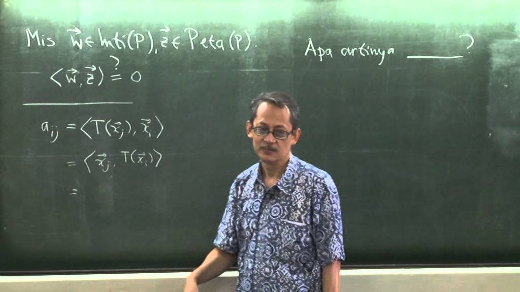 Kuliah Aljabar Linier (20 sesi 1)