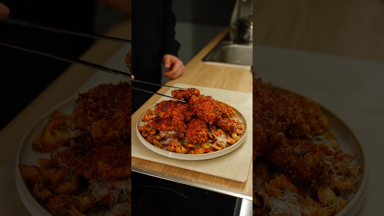 Pasta Chips & Chicken Tenders. Recipe &darr; #Cosori #TurboTower #TurboBlaze #DualBlaze #CosoriCooks
