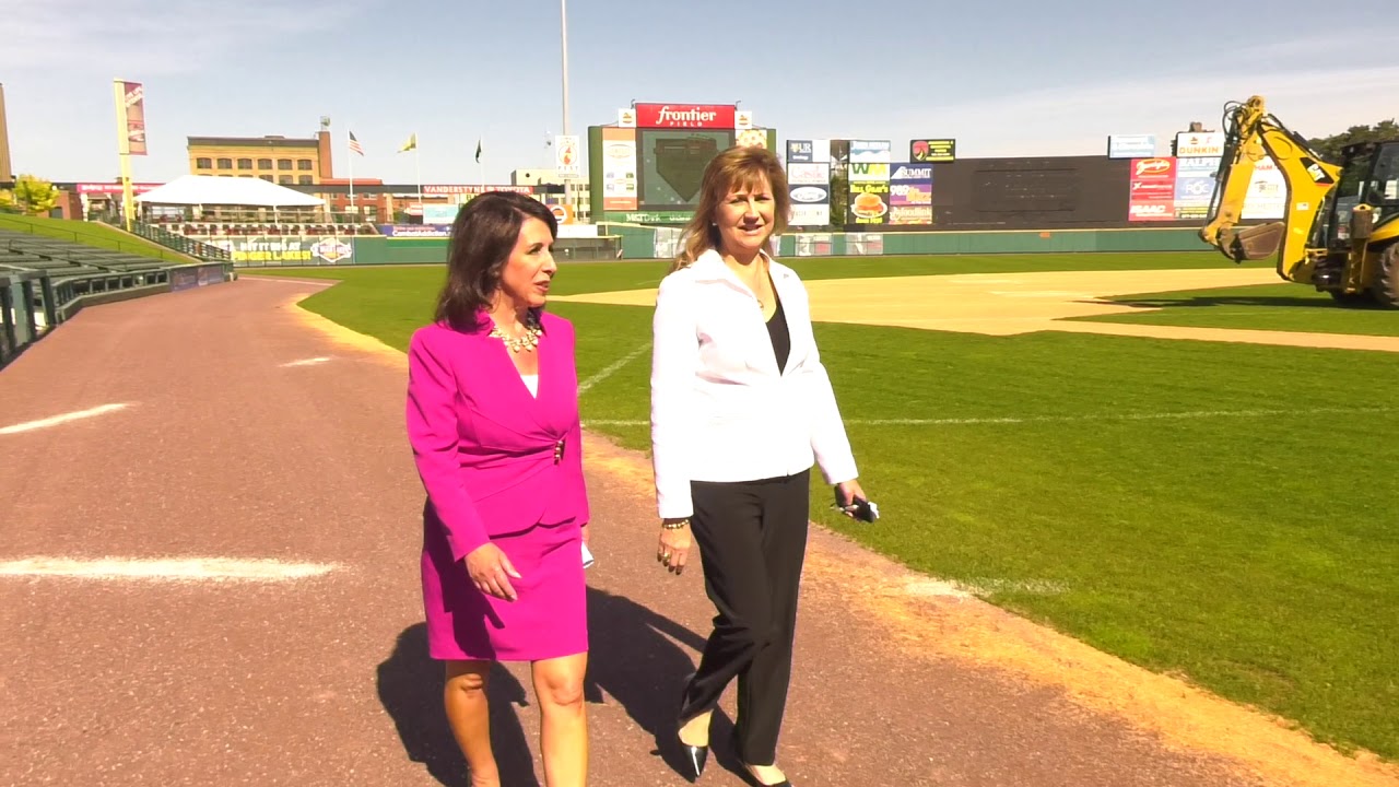 Dinolfo breaks ground  at Frontier Field