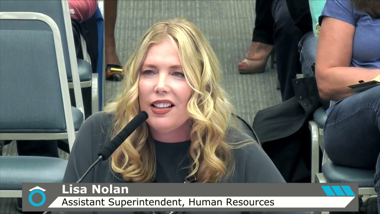 September 26, 2019 School Board Meeting