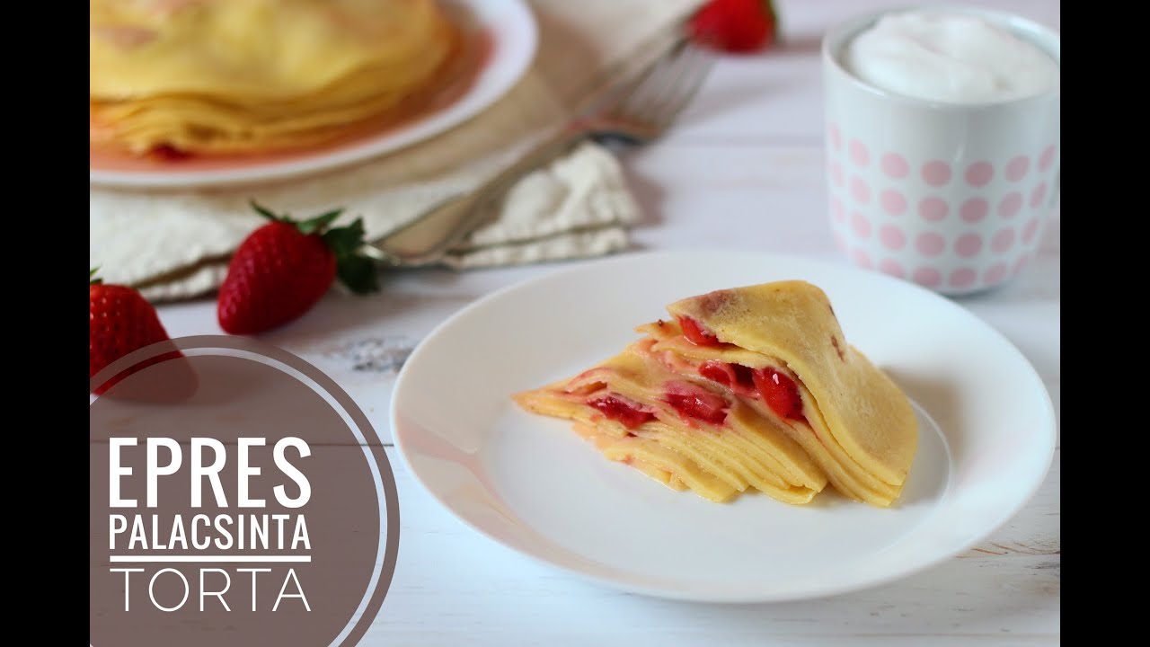 Epres palacsinta torta