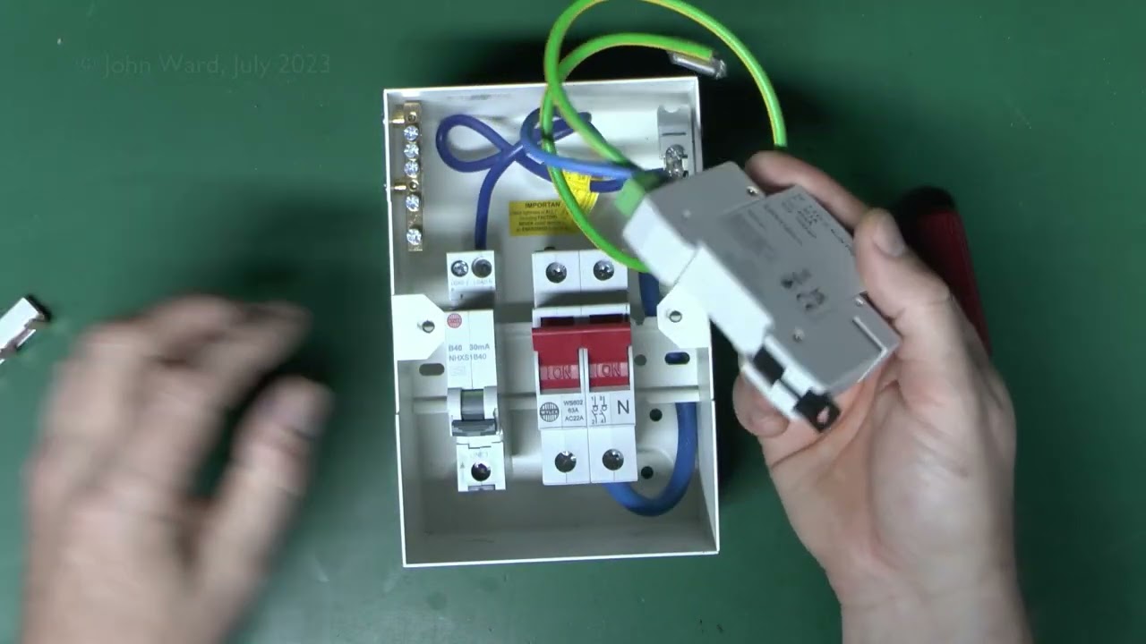 Wylex Mini Consumer Unit, RCBO and SPD