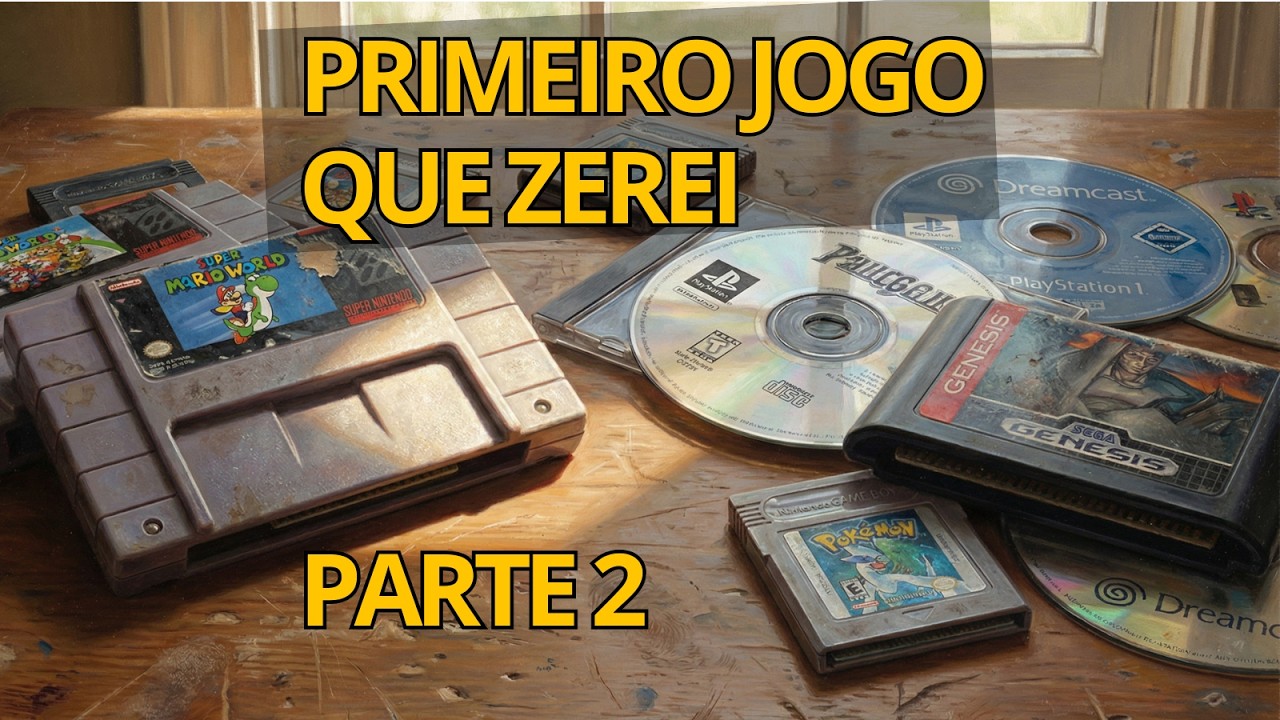 O Primeiro Jogo que Zerei em Cada Videogame da Minha Vida - Parte 02!