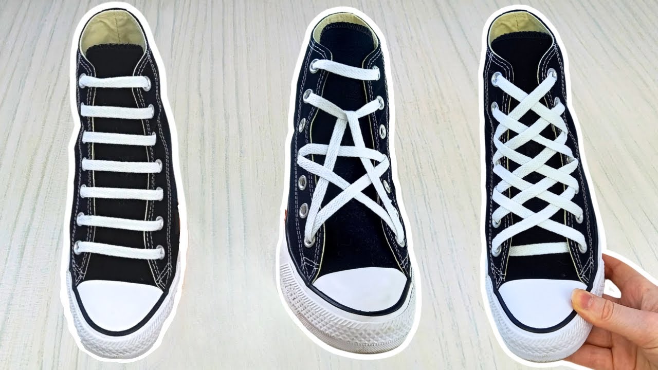 3 способа шнуровки кед Converse &mdash; крутые способы зашнуровать кеды Converse