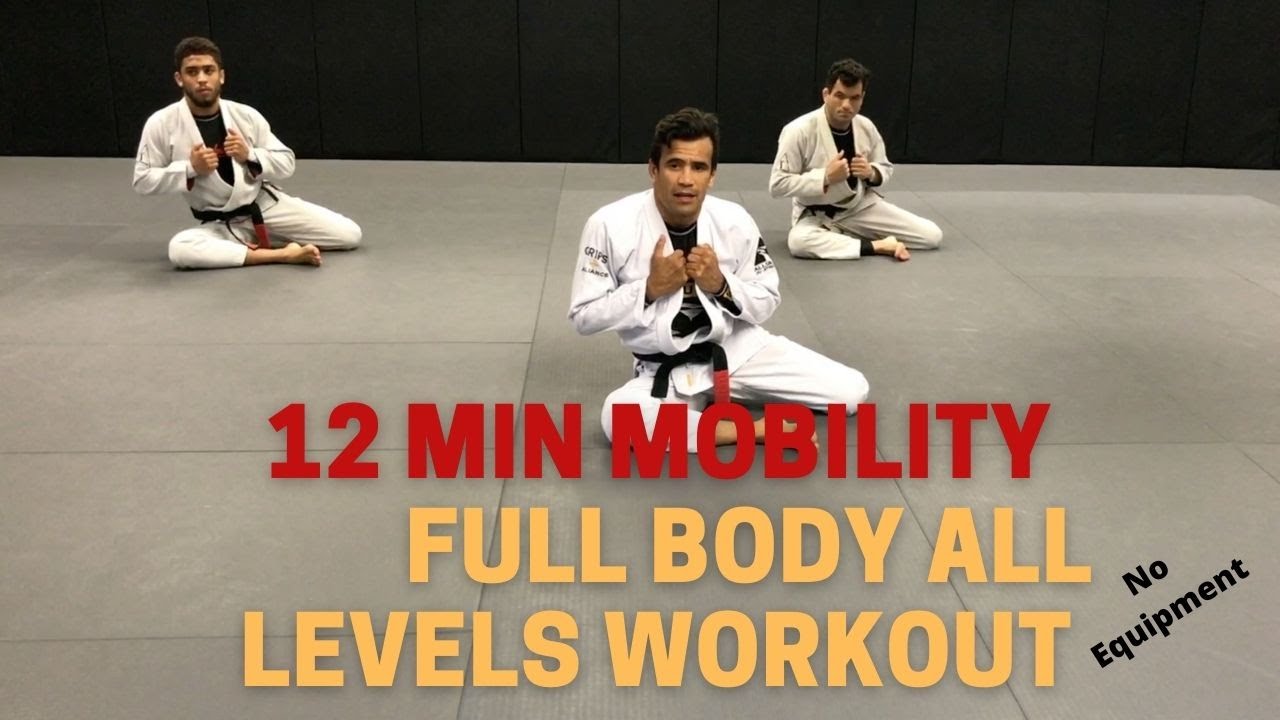 12 Min Mobility Full Body All levels Workout | No Equipments | Cobrinha BJJ