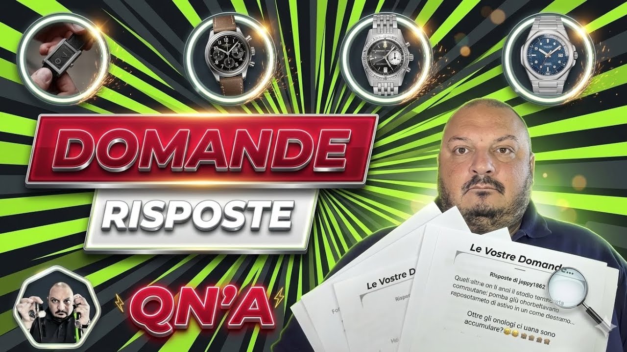 Cosa penso del Rivanera,i Dial Swiss,le Corone di carica dorate    rispondo a tutto