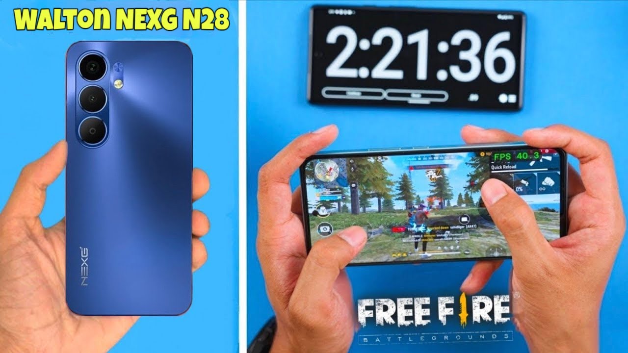 Walton Nexg N28 Free Fire Test | Walton Nexg N28 Gaming Test | Walton Nexg N28 FF Gameplay | Walton 