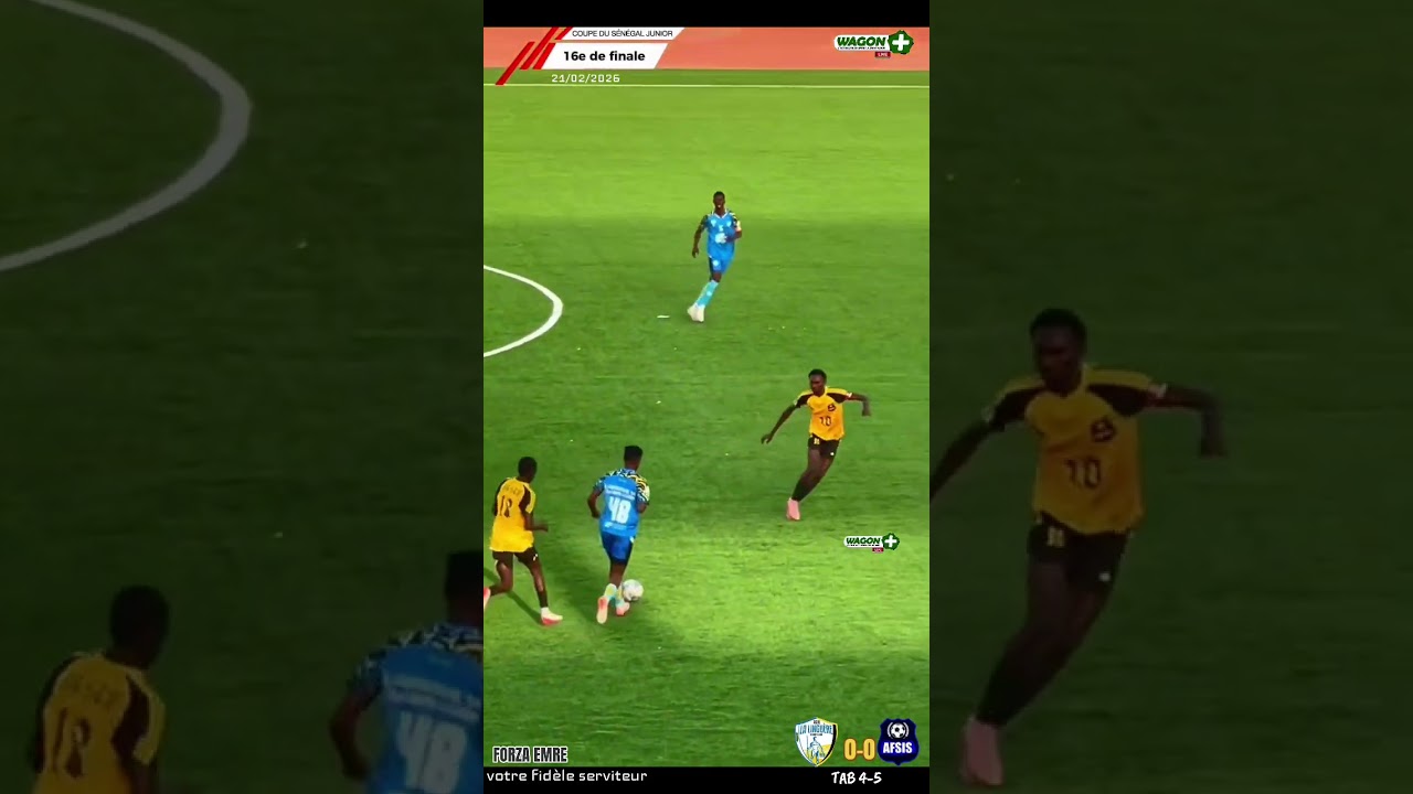 COUPE DU SÉNÉGAL JUNIOR 16e DE FINALE LINGUERE / AFSIS LOUGA LES TEMPS FORTS 