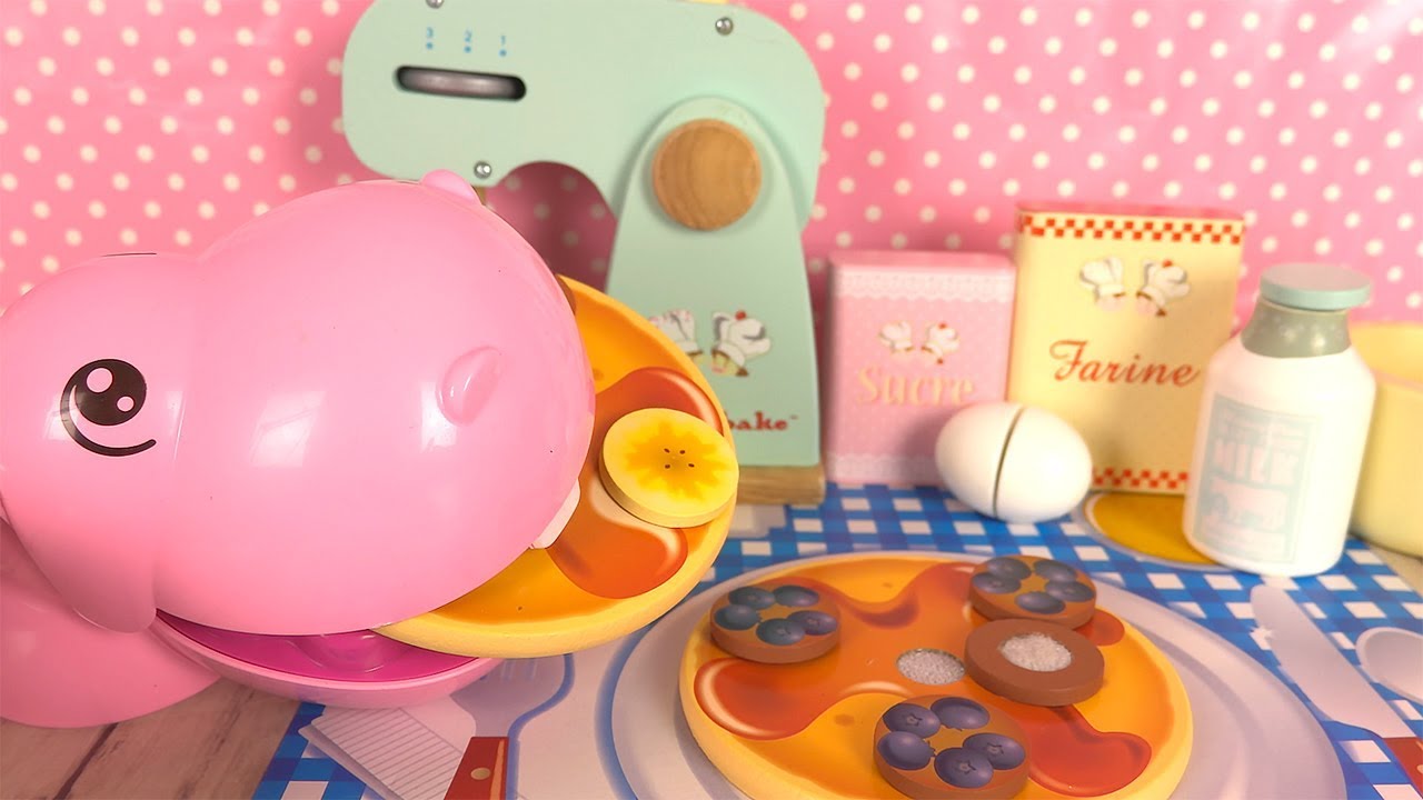 Hippo Dentiste Mange Pancakes Jeu d'Imitation en Bois Melissa & Doug