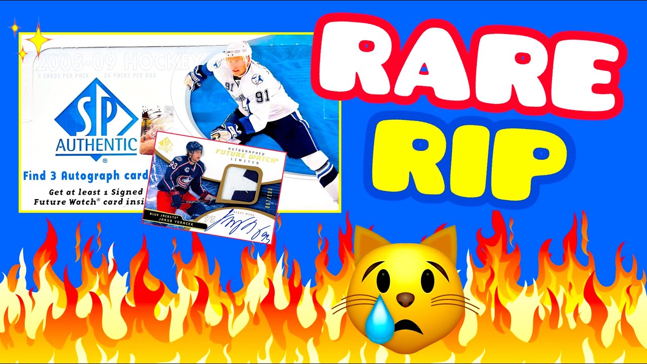 RARE!! 2008-09 Upper Deck SP Authentic Hockey Hobby Box Break | HUGE FWA (2022)