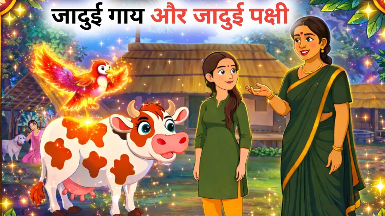 जब सरस्वती कामधेनु को घर लाई 😱 | माता-पिता रह गए हैरान | Emotional Moral Story