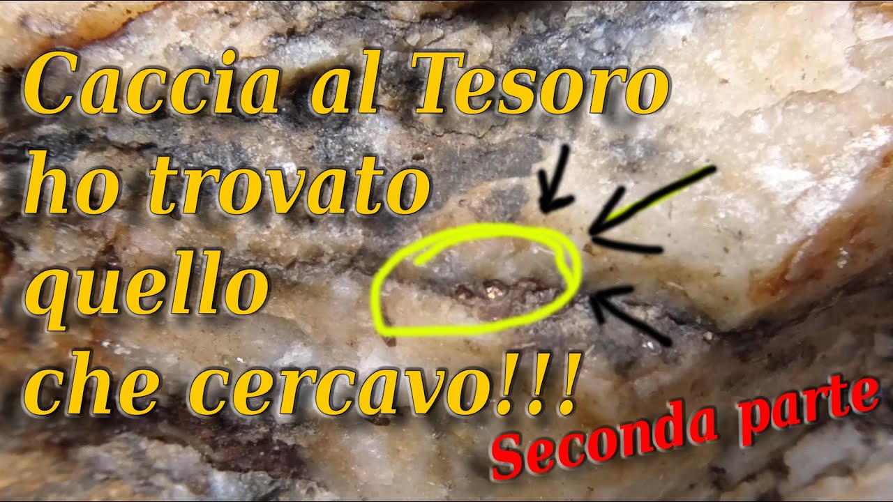 Caccia al tesoro ho trovato quello che cercavo pirite aurifera e oro? -seconda parte-
