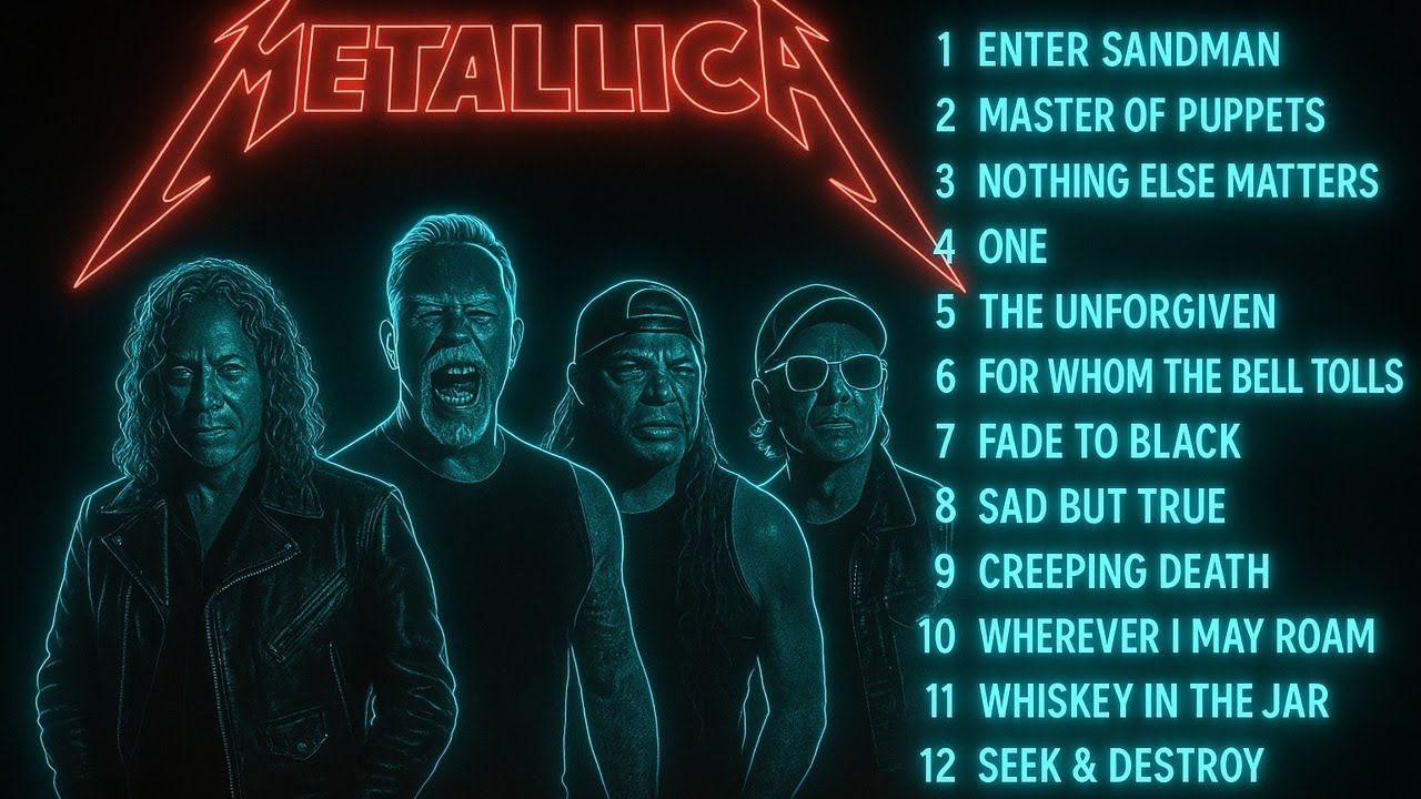 Slow Rock Live Concert with Guitar Riffs | Best Metallica Songs & Emo Rock Playlist Experience