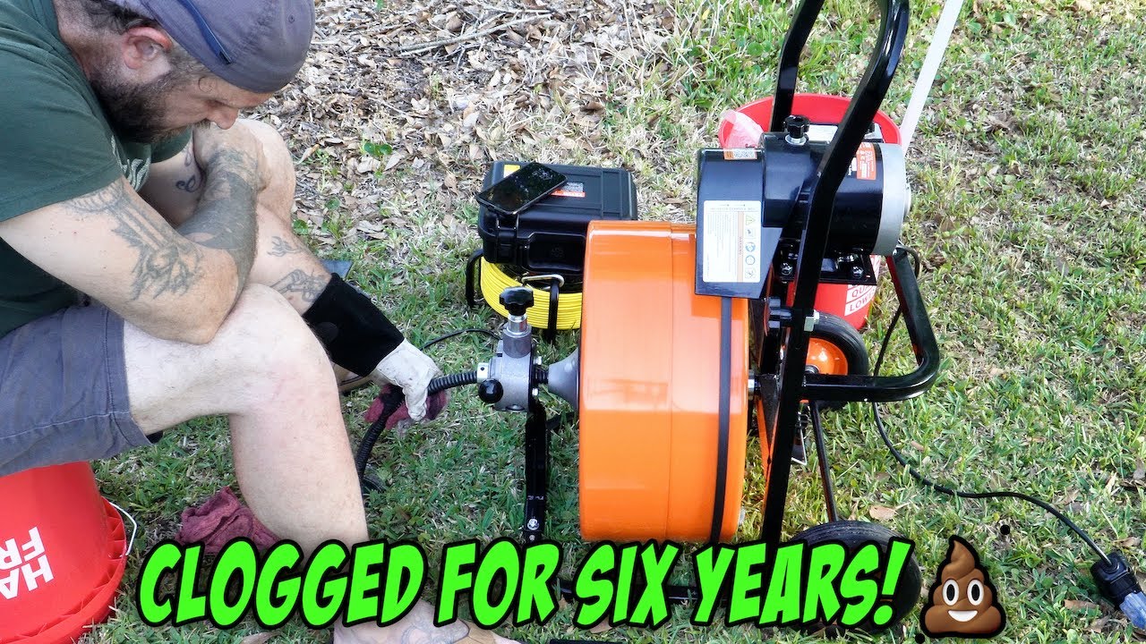 Drain Has Been Clogged For 6 Years | Vevor Drain Cleaner & Sewer Camera Review