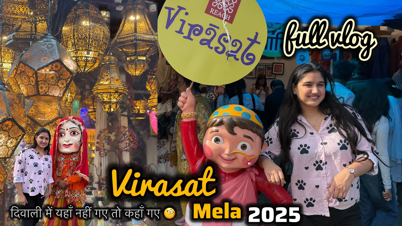 देहरादून का सबसे बड़ा मेला💫🎡| Virasat Mela| Diwali Shopping| Dehradun 