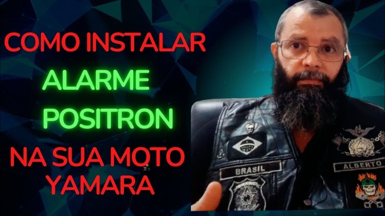 ✅COMO INSTALAR ALARME POSITRON GERAÇÃO 8 UNIVERSAL NA SUA MOTO YAMAHA🔴.