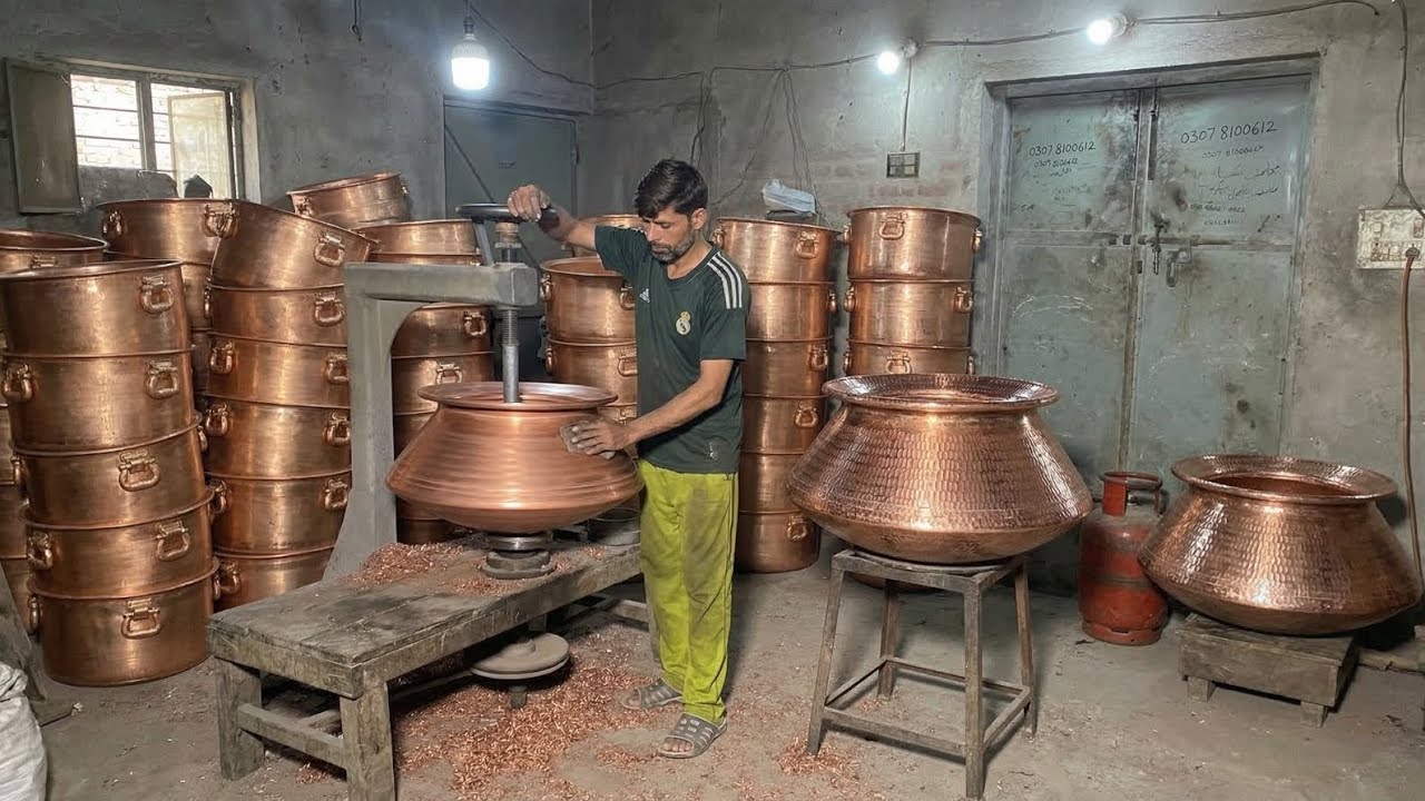 Epic Scale! Copper Recycling Factory | Making Copper Cooking Pots in Mass Production