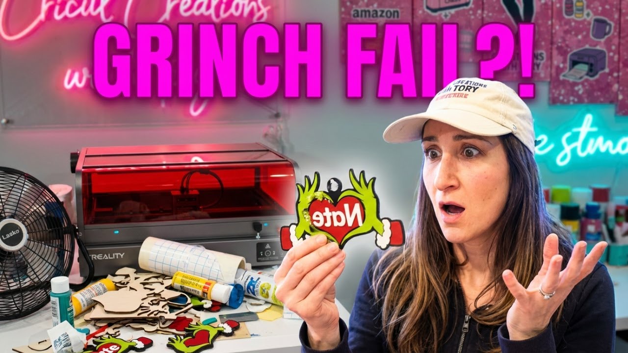 Make Personalized Grinch Ornaments with a Laser Cutter