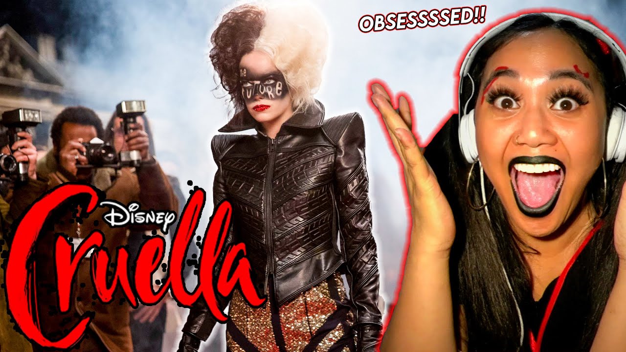 I'M OBSESSED WITH THE ** CRUELLA ** DISNEY LIVE ACTION !! | REACTION