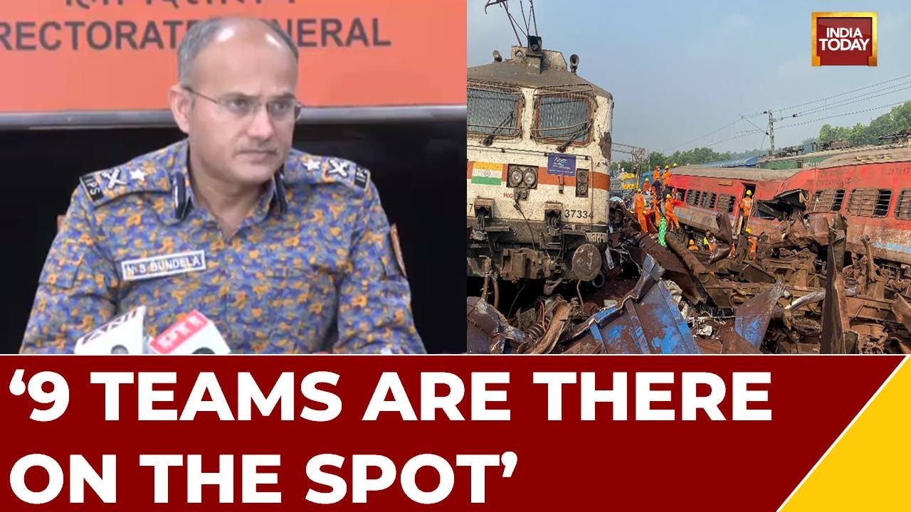 Death Toll May Increase, 900 Injured Safely Evacuated: NDRF IG Operations | Balasore Train Accident