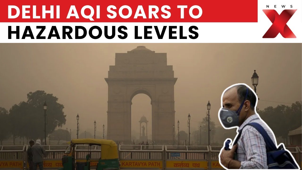 Delhi Air Quality Crisis: Severe Smog Engulfs City, AQI Hits Hazardous Levels | NewsX