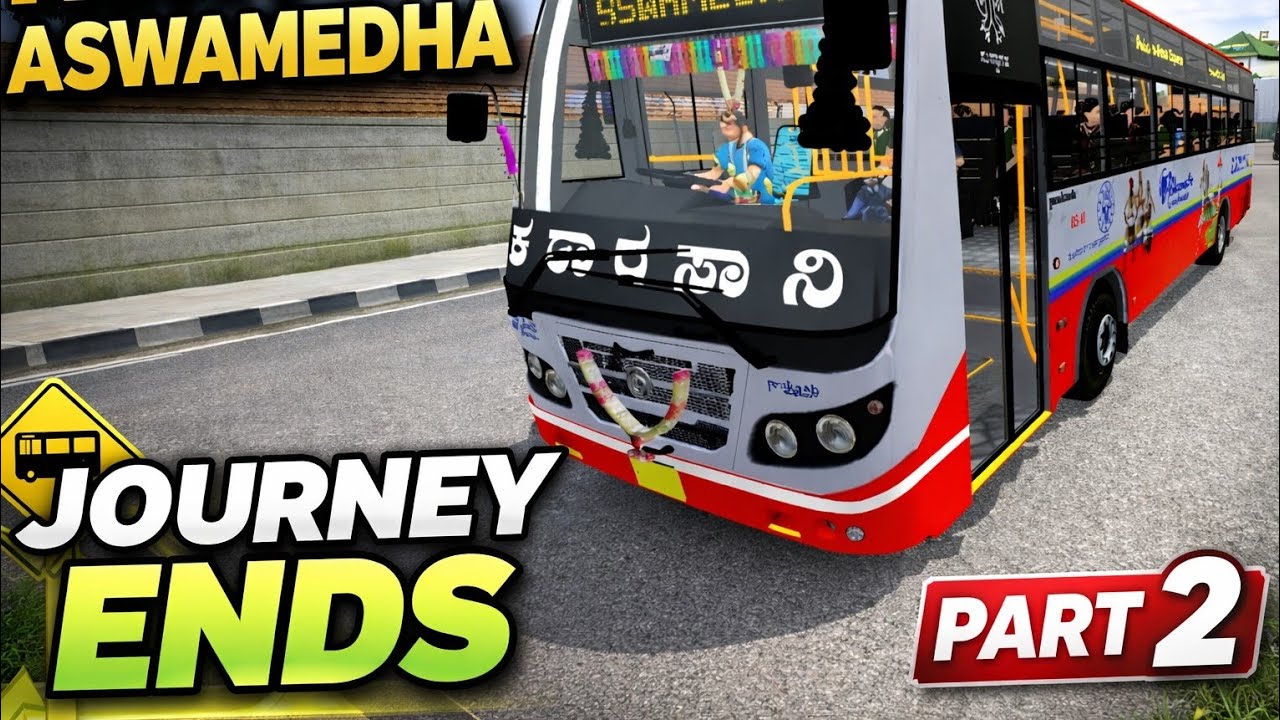 KSRTC Aswamedha Bus Gameplay | Journey Ends | Realistic Driver View | Part 2