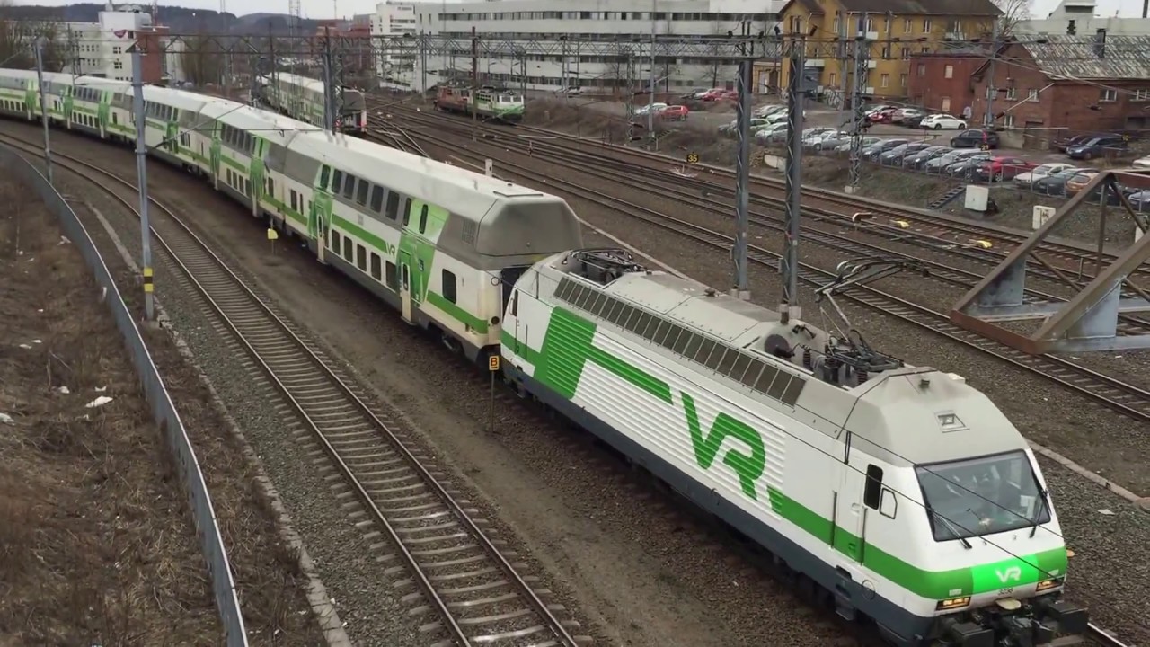 VR JUNA L&Auml;HTET TAMPEREEN ASEMALATA VR TRAIN TAMPERE iPHONE12 PRO4K 5GNETS SAMSUNG GALAXY S20 ULTRA5G
