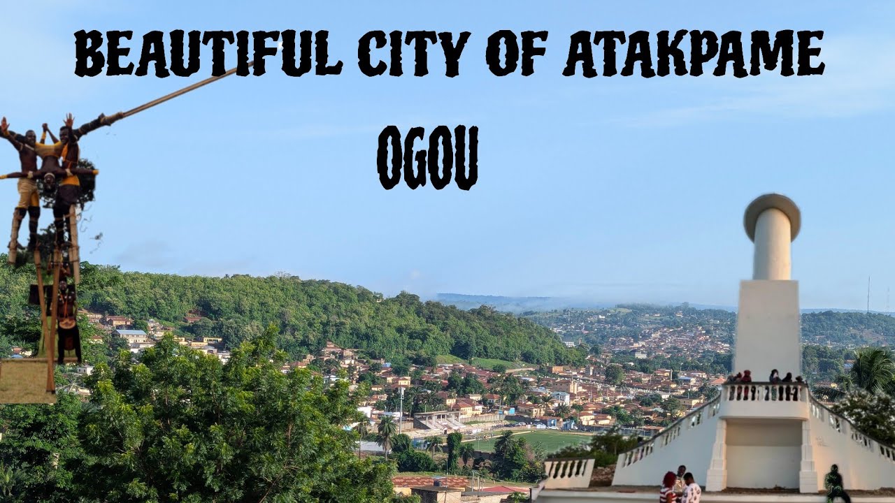 Beautiful city of atakpame in Togo