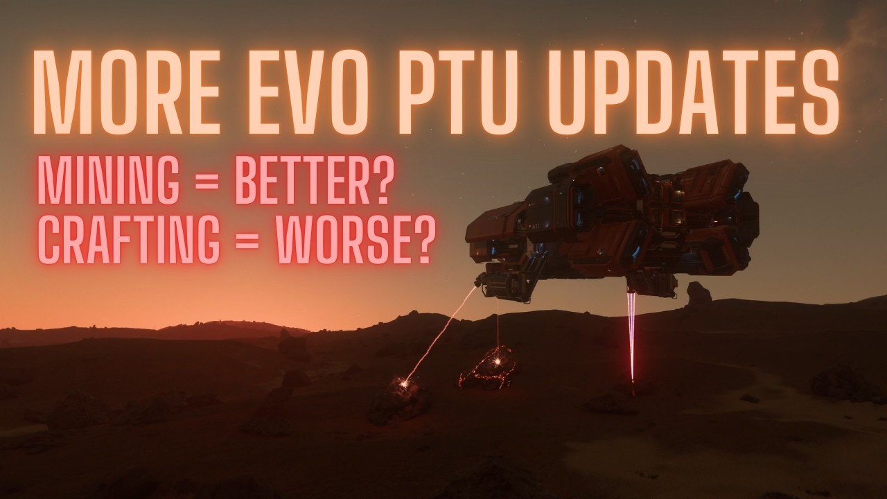 More Evocati PTU Updates - Mining Improved but Blueprints not so much...