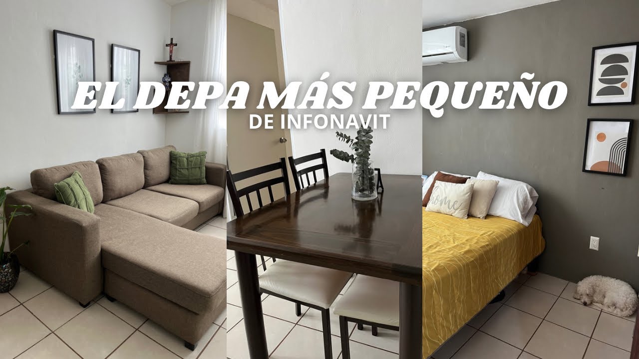 TOUR POR EL DEPARTAMENTO MÁS PEQUEÑO DE INFONAVIT 🏠