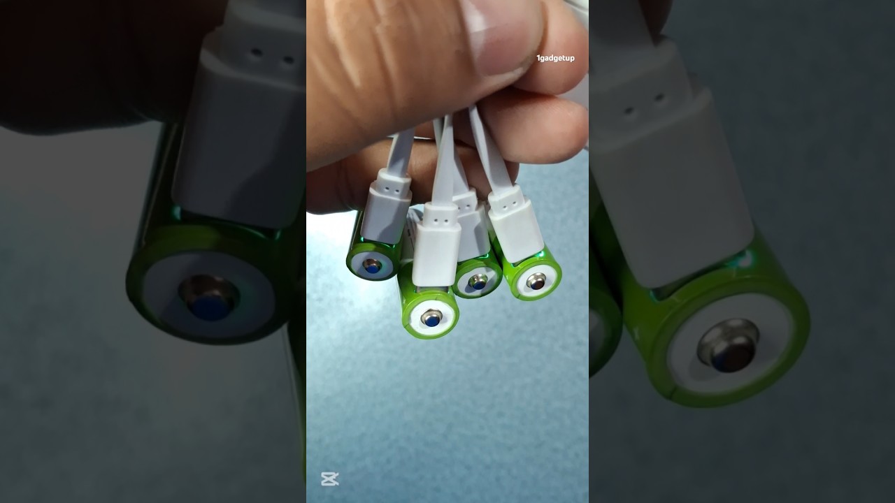 Do you want to use it repeatedly? Then go with rechargeable batteries 🔋🔋 #shorts #1gadgetup