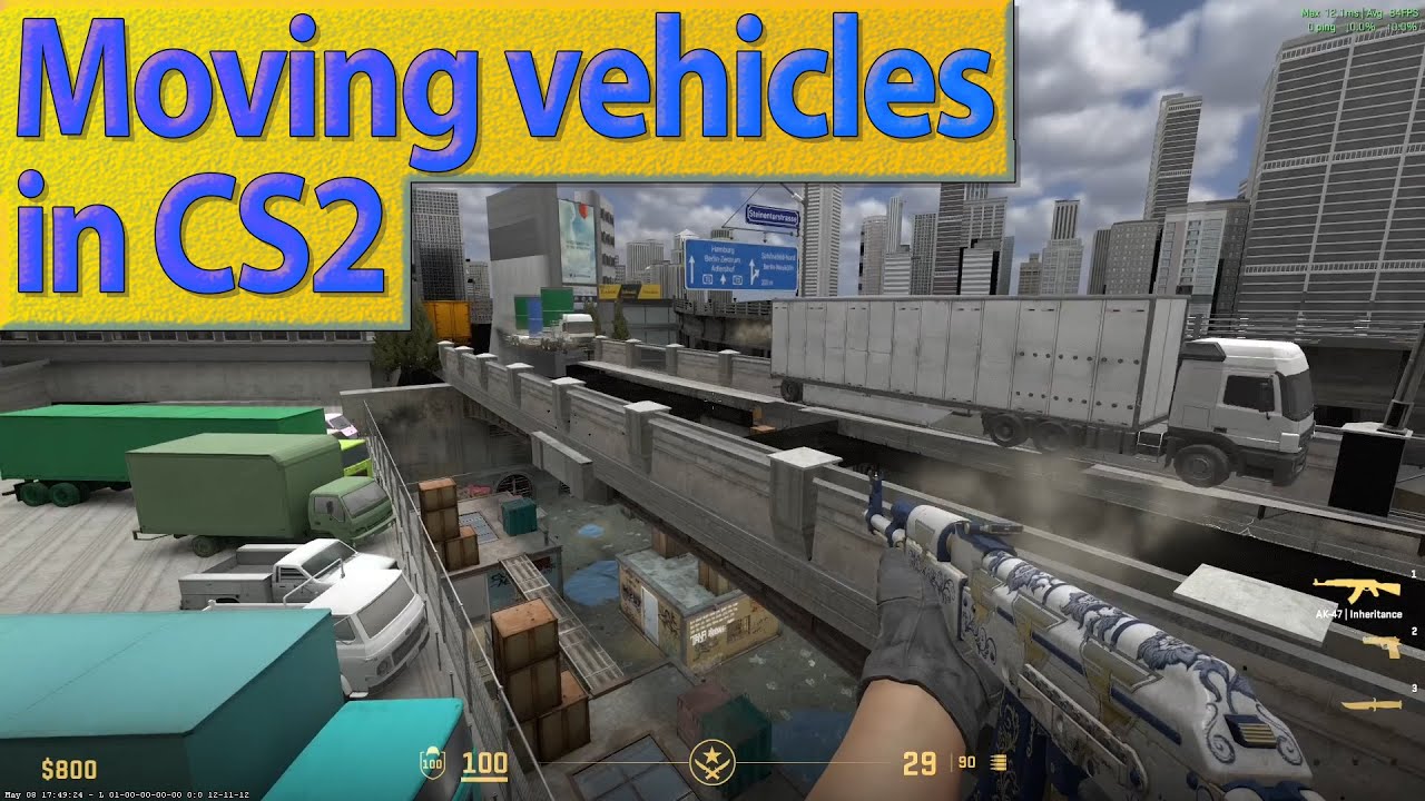 Moving Objects on Hammer, Counter Strike 2 Maps, Source 2 tutorial, train, truck, car or airplane.