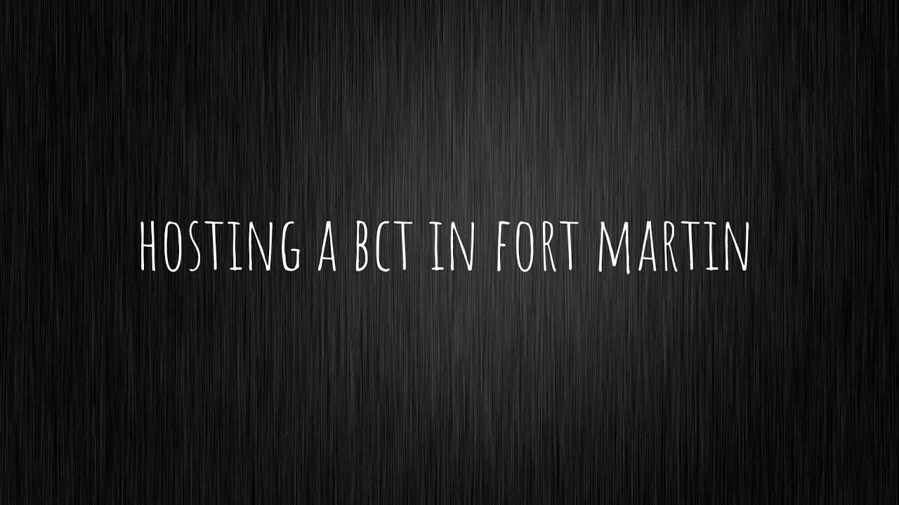 Fort Martin | The pain of a Drill Sergeant (Hosting a BCT) [TRADOC].