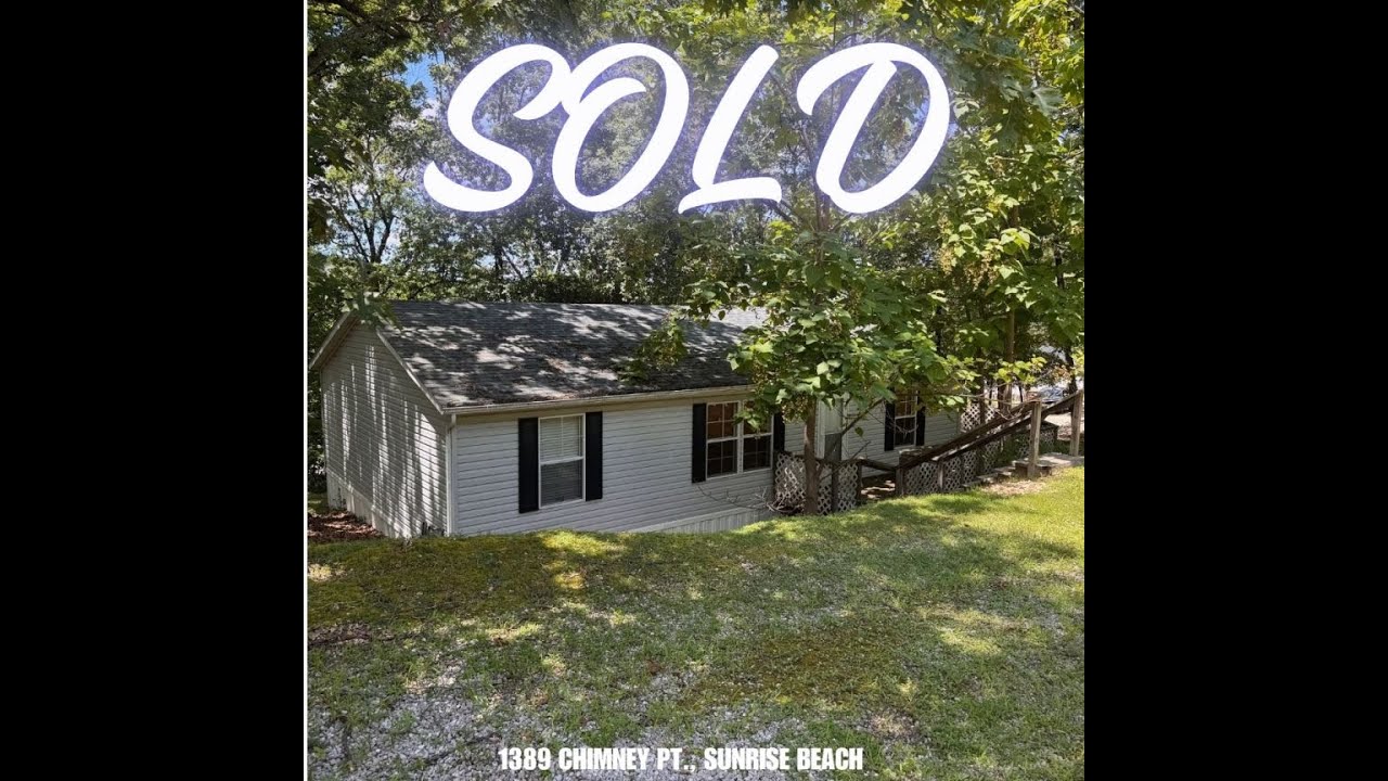 SOLD by NextHome Lake Living- 3 bedroom Home in Sunrise Beach - Lake of the Ozarks